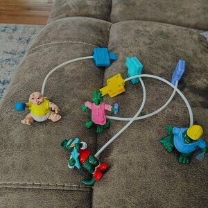 SOLD Dinosaur characters from The dinosaur show vintage four characters